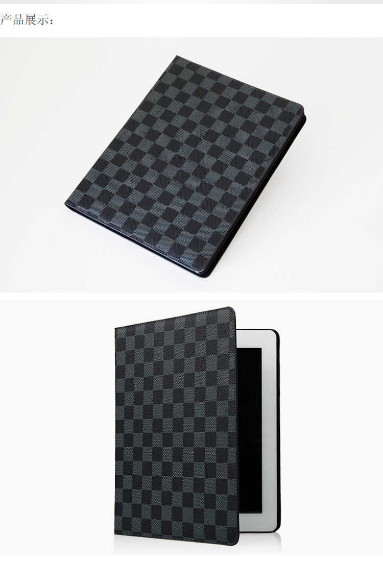 Louis Vuitton LV Smart Leather Stand Case Cover For New iPad5 iPad Air New Classical Perfect ...