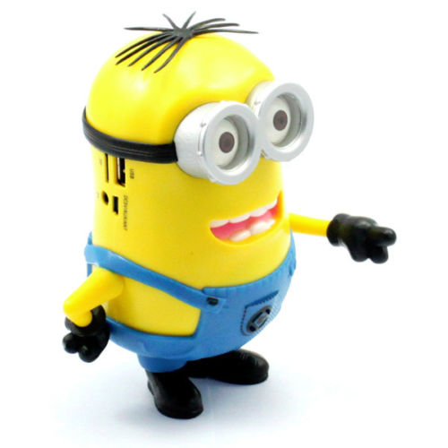 DESPICABLE ME XC-02 CUTE MINIONS MINI SPEAKER Support MP3/TF Card/FM ...